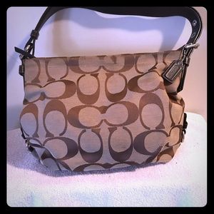 Used Coach bag brown